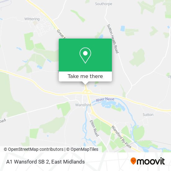 A1 Wansford SB 2 map
