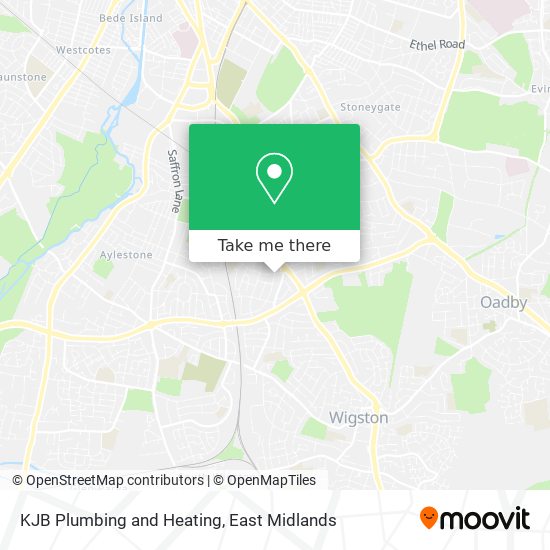 KJB Plumbing and Heating map