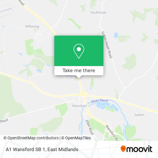 A1 Wansford SB 1 map