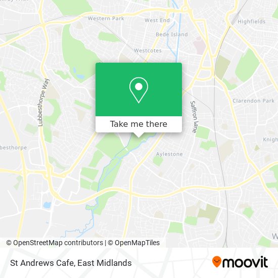 St Andrews Cafe map