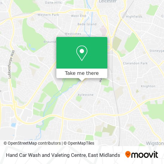 Hand Car Wash and Valeting Centre map