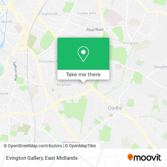 Evington Gallery map