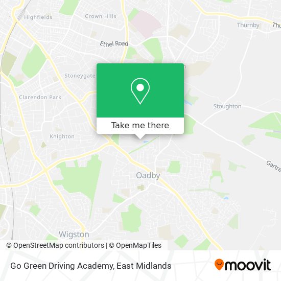 Go Green Driving Academy map
