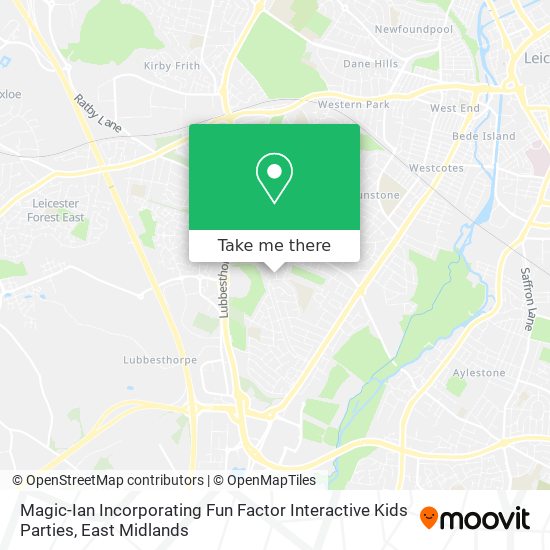 Magic-Ian Incorporating Fun Factor Interactive Kids Parties map