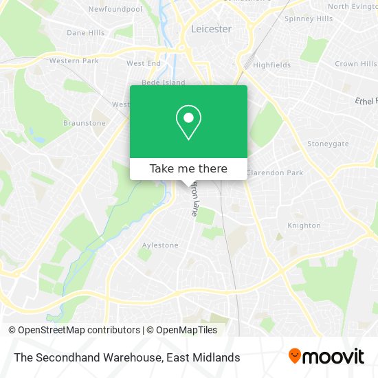 The Secondhand Warehouse map