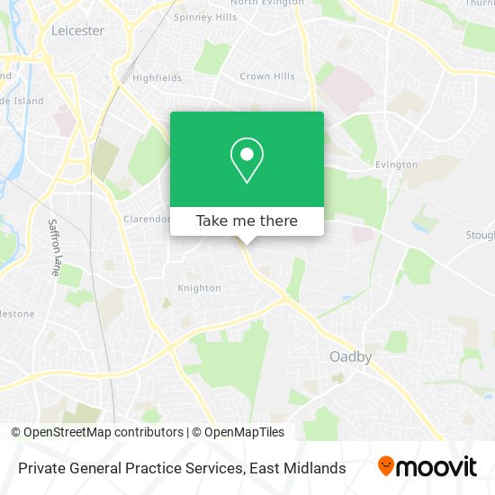 Private General Practice Services map