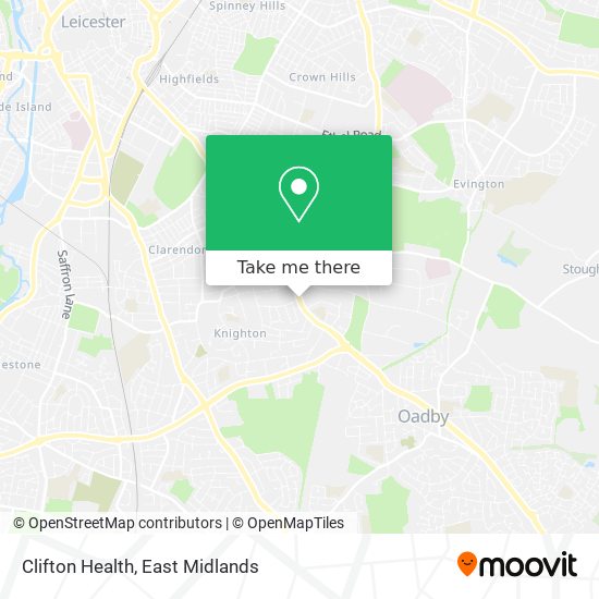 Clifton Health map