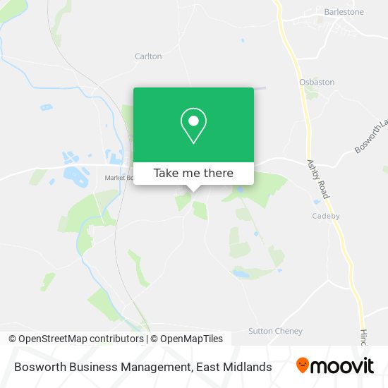 Bosworth Business Management map