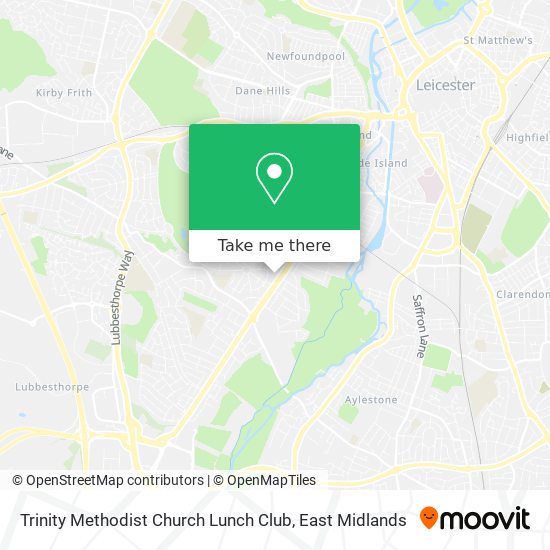 Trinity Methodist Church Lunch Club map