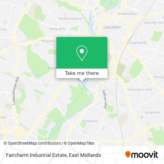 Faircharm Industrial Estate map