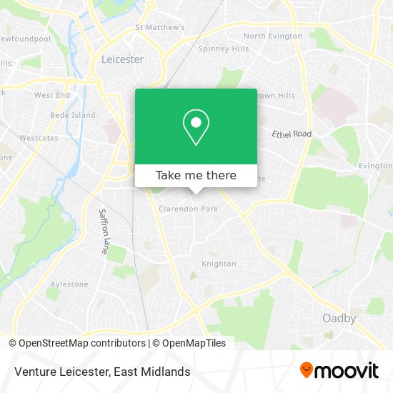 Venture Leicester map