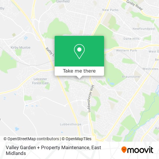 Valley Garden + Property Maintenance map