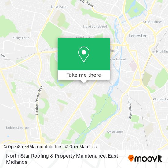 North Star Roofing & Property Maintenance map