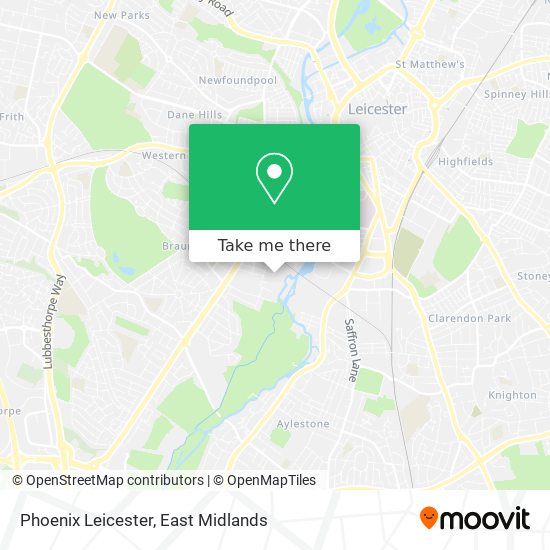 Phoenix Leicester map