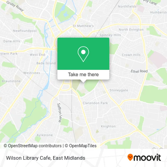 Wilson Library Cafe map