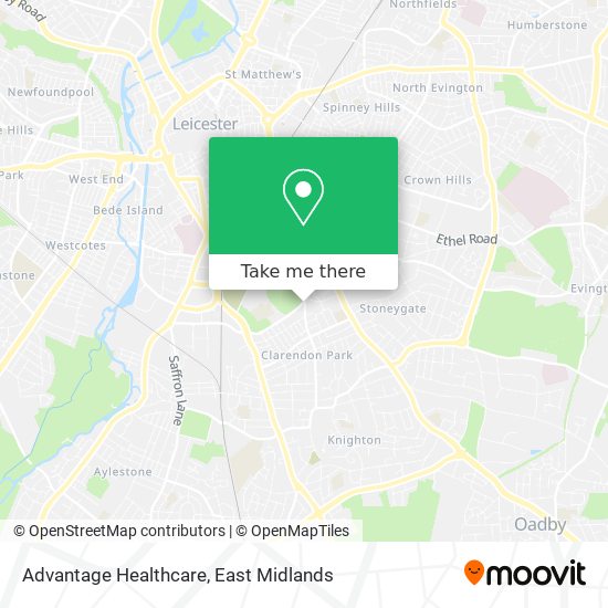 Advantage Healthcare map