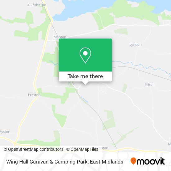 Wing Hall Caravan & Camping Park map