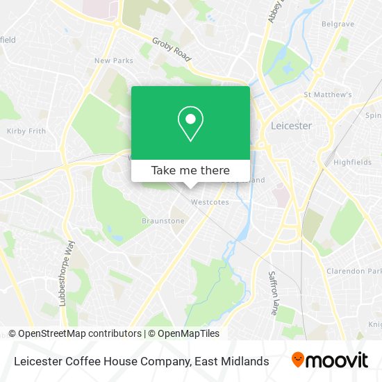 Leicester Coffee House Company map