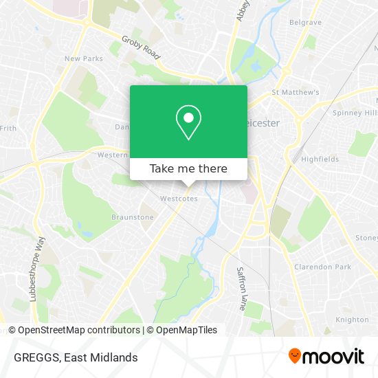 GREGGS map