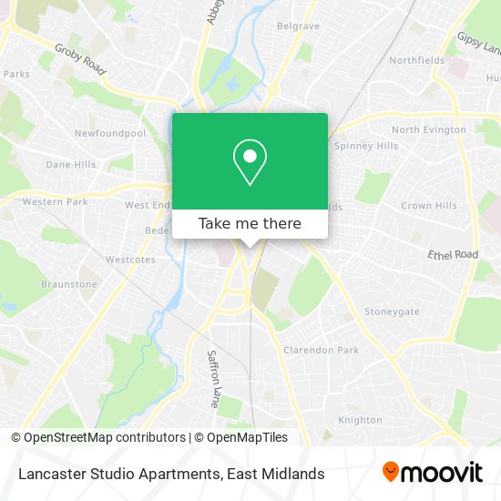 Lancaster Studio Apartments map