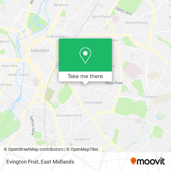 Evington Fruit map