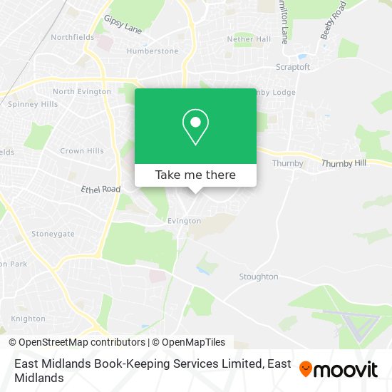East Midlands Book-Keeping Services Limited map