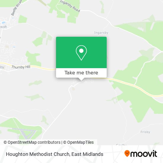 Houghton Methodist Church map