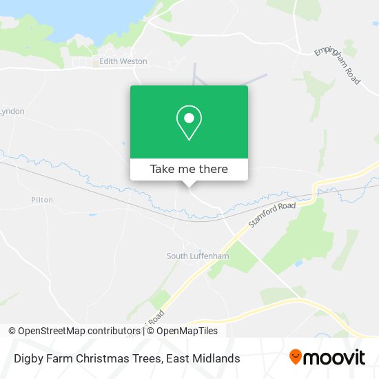 Digby Farm Christmas Trees map