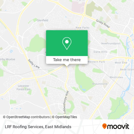 LRF Roofing Services map