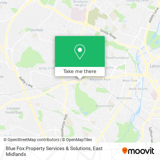 Blue Fox Property Services & Solutions map