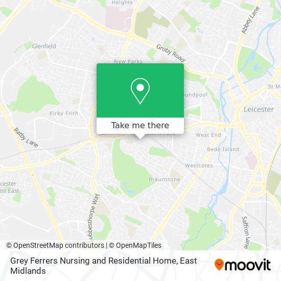 Grey Ferrers Nursing and Residential Home map