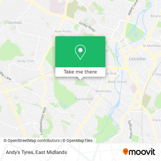 Andy's Tyres map