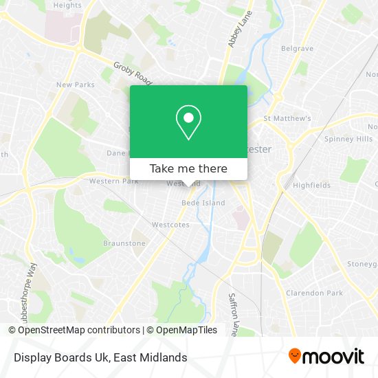 Display Boards Uk map