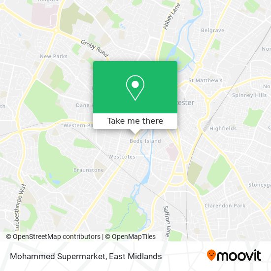 Mohammed Supermarket map