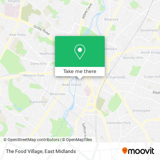 The Food Village map
