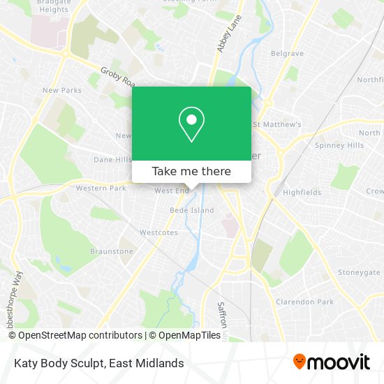 Katy Body Sculpt map