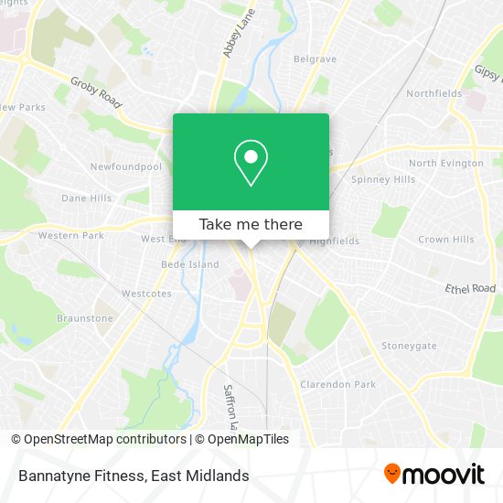 Bannatyne Fitness map