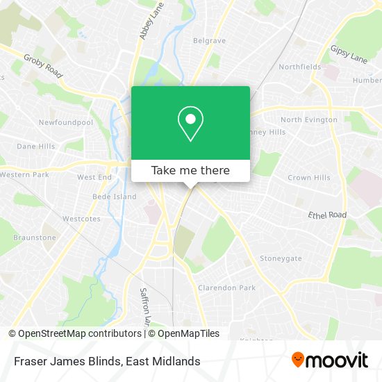 Fraser James Blinds map