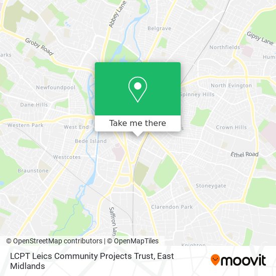 LCPT Leics Community Projects Trust map