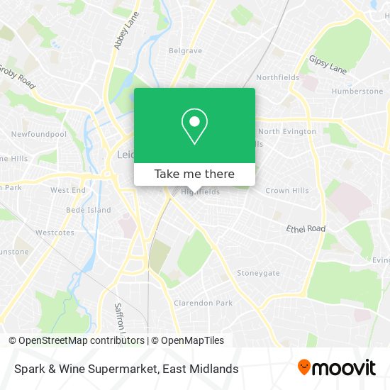 Spark & Wine Supermarket map