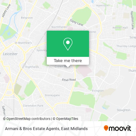 Armani & Bros Estate Agents map