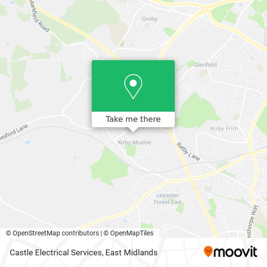 Castle Electrical Services map