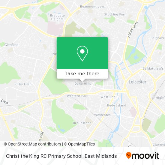 Christ the King RC Primary School map