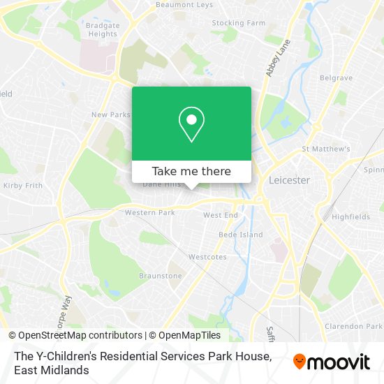 The Y-Children's Residential Services Park House map