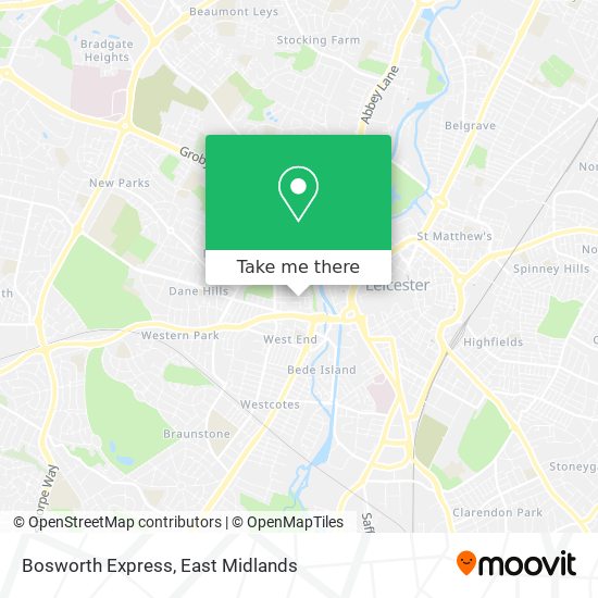 Bosworth Express map