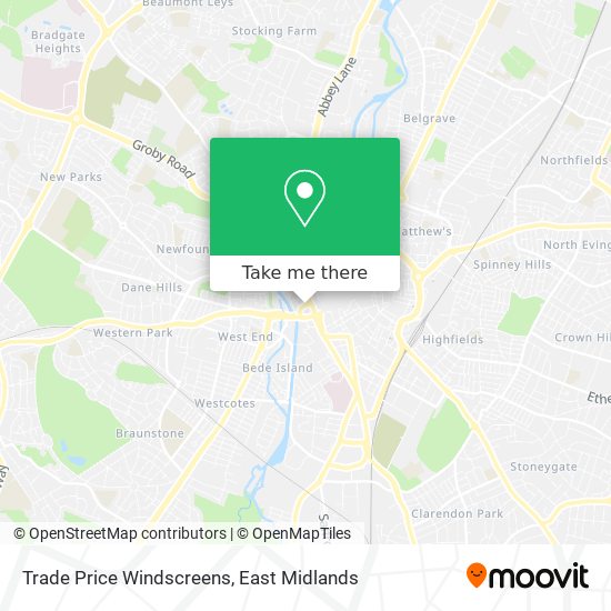 Trade Price Windscreens map