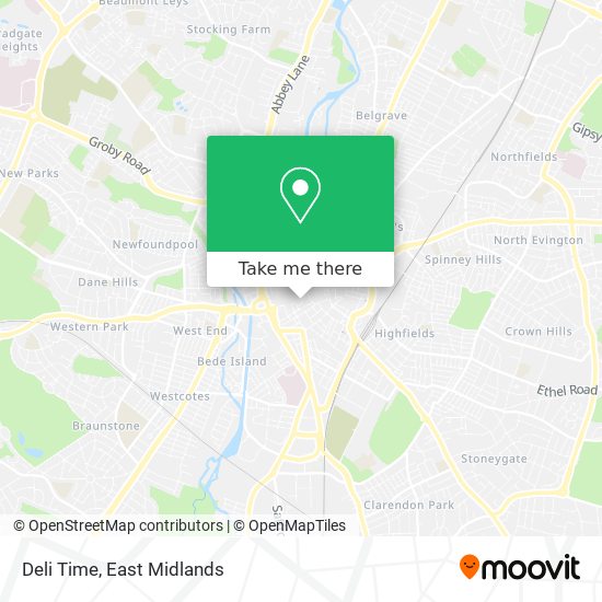 Deli Time map