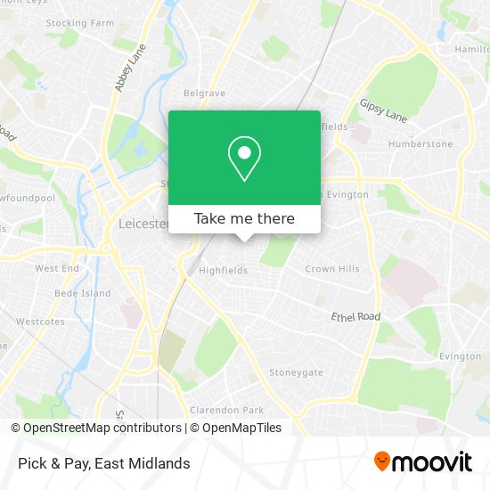 Pick & Pay map