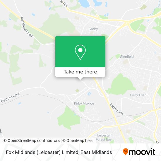Fox Midlands (Leicester) Limited map