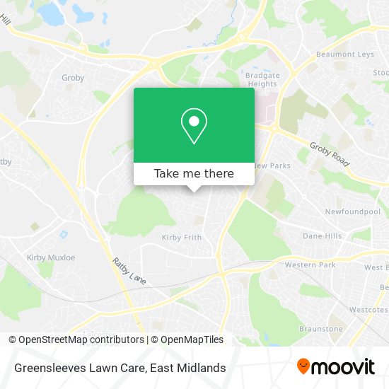 Greensleeves Lawn Care map